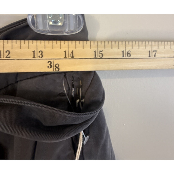 Nicole Miller Women's Belted Shorts Pockets Vintage Look Size 10 Gray NWT - Picture 7 of 10